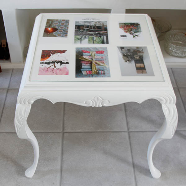 Sofa bord med glasplade pipi antik Antik sofabord