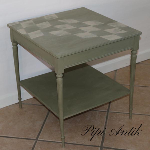 Sofabord chateau grey annie sloan chalk paint 50x50x52 cm (8) Antik sofabord