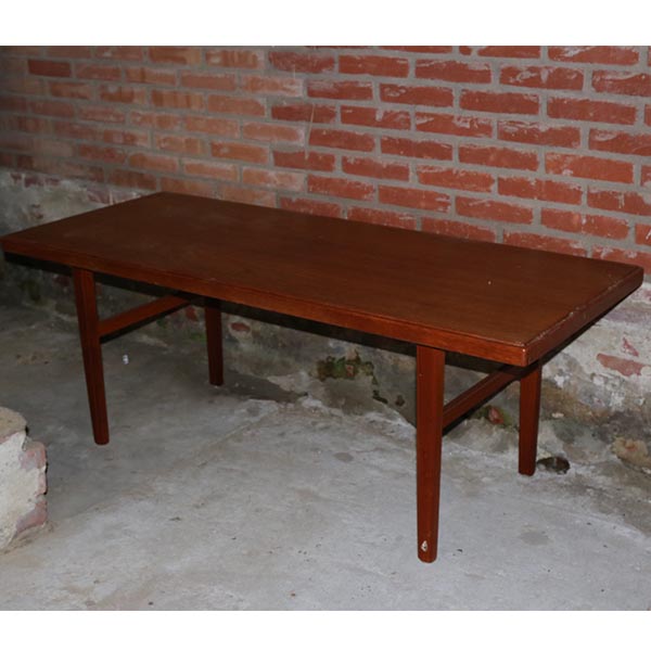 Teak sofabord retro l150xb60xh56cm Antik sofabord