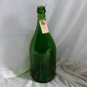 Vinflaske gammel grøn