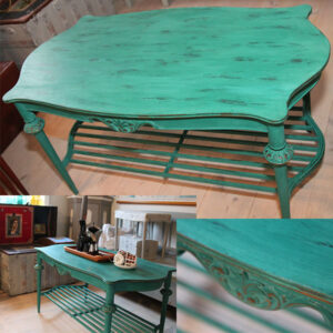 Sofabord i irgrønt fra Pipi Antik