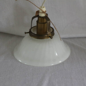 Antik loftlampe hvidt lille