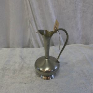 01 Tin vase med hank Ø 11 x 20 cm