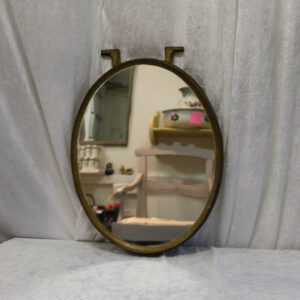 2 Staldvindue spejl - ovalt 52x37x4 cm