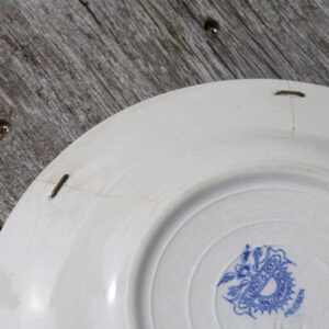 1 Musselmalet Villaroy tallerken dyb med rep