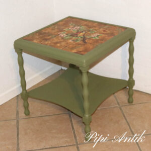 04 Olivengrøn kakkelbord mat glans 10 53x52x53 cm
