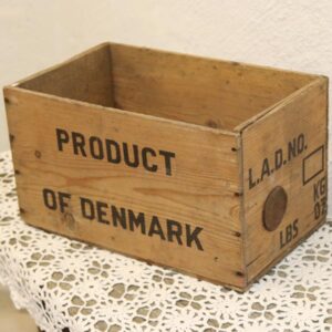 Naturfarvet kasse Products of Denmark - Cheese 36x22x21 cm