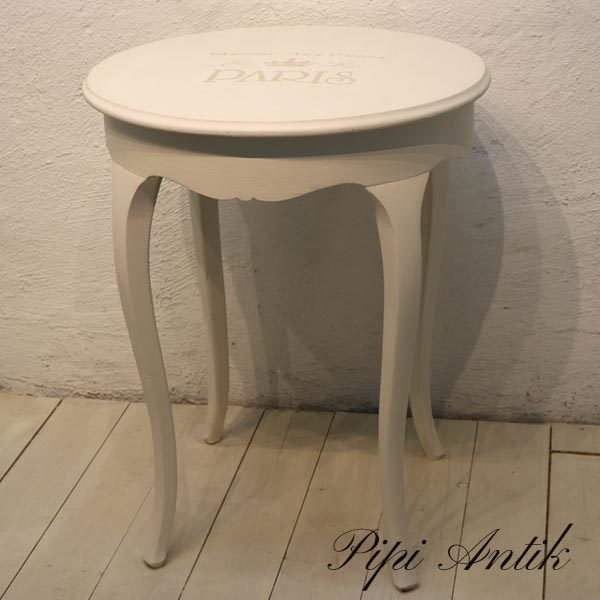 Old white bord lette ben Ø60×78 cm H - Annie Sloan Chalk Paint