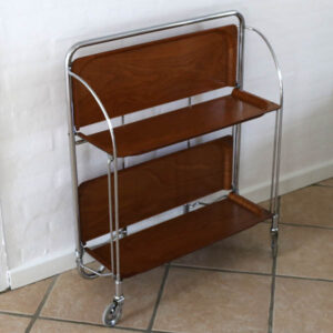 Bakkebord metal og teak - Bremshey & Co. Germany