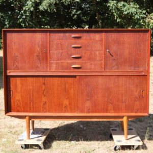 Teak buffet - chattol - dansk - NN - L154,5xD44xH119 cm
