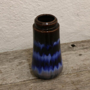 01 West Germany keramikvase 209-18 Ø10x18 cm blå