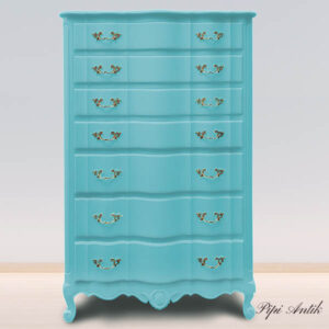 Bright Turquoise kalkmaling mat Versante Autentico