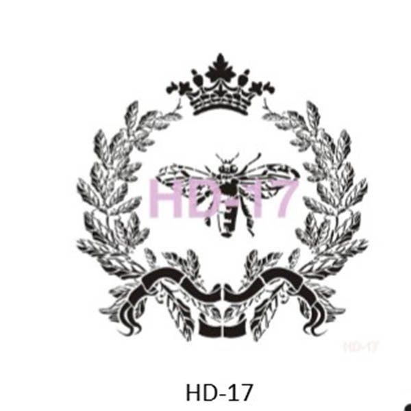 Stencil HD-17 45x45 cm Bi krone