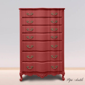 Think Red Vintage kalkmaling Autentico