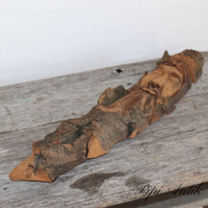 Jesus væg skulptur i træ H50x12 bredde