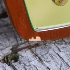 07 A Teak spejl med flig i kanten
