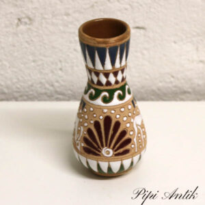 Græsk keramikvase Ø4x14,5 cm