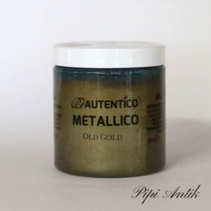 250 ml Old Gold Mettallico maling Autentico