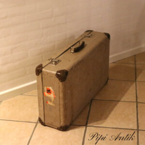 Retro kuffert beige meleret L75xB42xD20 cm
