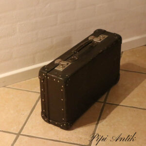 Brun retro lille kuffert L50xB28xD15 cm