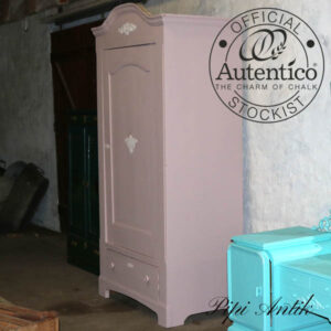 Karlekammerskab lyngfarvet Mauve & Antique Rose Autentico B94xD57xH200 cm