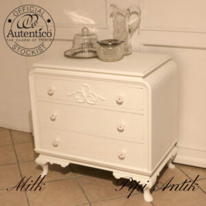 Milk hvid romantisk kommode Autentico L78xD48xH76cm