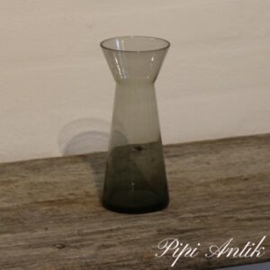 Hyacint glas røgfarvet Ø7,5x20 cm