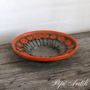 Strehle keramik skål orange Ø25xH7 cm