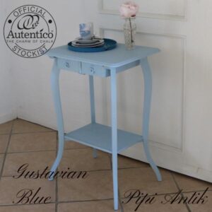 Gustavian Blue minibord Autentico kalkmaling L53x40x75 cm