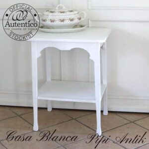 Casa Blanca serveringsbord minibord med underhylde L57xB44xH75 cm