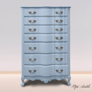 1 liter Gustavian Blue mat kalkmaling Versante Autentico