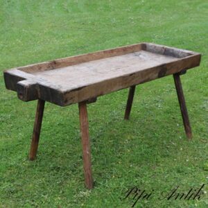 Sofabord evt patineret slagterbord eller plantebord L141xB52xH64 cm
