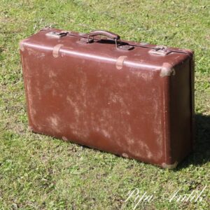 Retro brun kuffert L70xB41xD20 cm