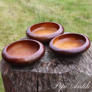 Træ skål per stk Ø17xH4,5 cm