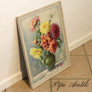 Billede romantisk blomster pastel E.K. B43,5xH55 cm