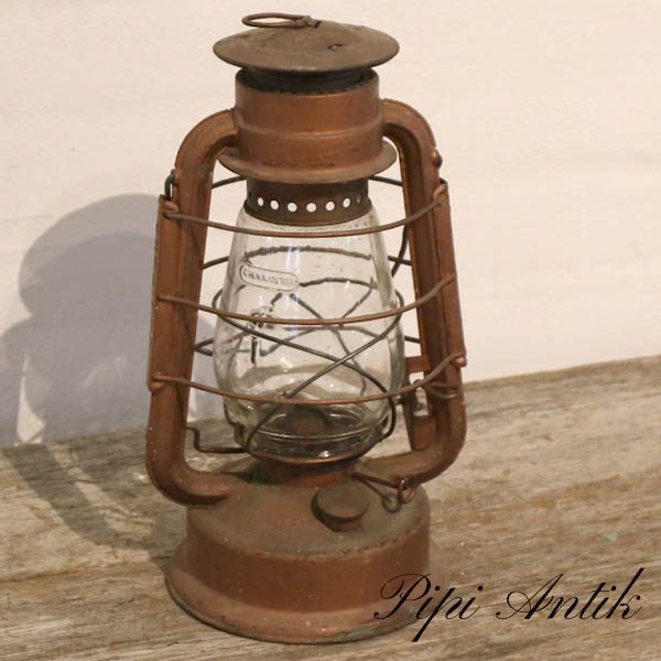 Flagermuslampe staldlampe stor med patina Ø15xH33 cm
