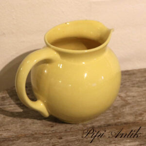 Gul keramikkande Ø13xH13,5 cm
