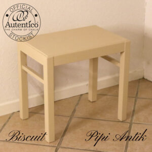 Biscuit skammel retro L50xB32,5xH46,5 cm