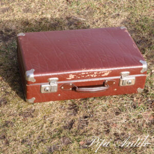32 Brun lille pap kuffert retro L50,5xD15xH32 cm