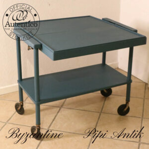 Retro rullebord Byzantine Autentico L79xD75xH72 cm kan vippes til etager