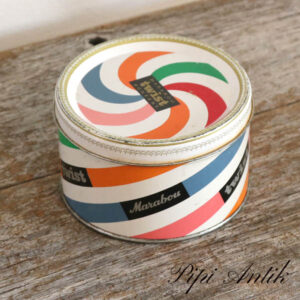 Slikdåse Marabou retro farver Ø13xH18 cm