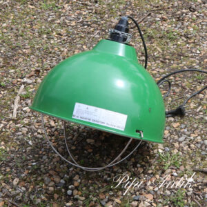 Industrilampe grønt varmelampe Ø40xH39 cm
