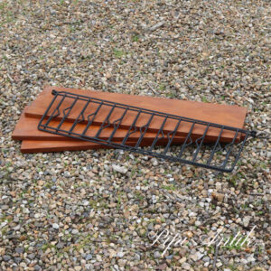 2203 Teak retro sort string nylde L78xD20xH77 cm