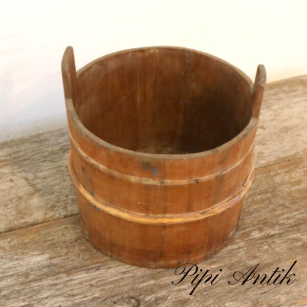 Sauna spand Ø20,5xH17cm naturfarvet
