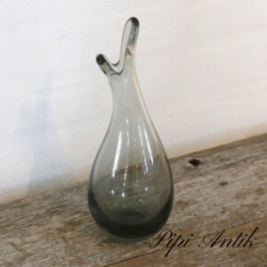 Holmegaard næb vase i gråligt tone Ø9xH15cm