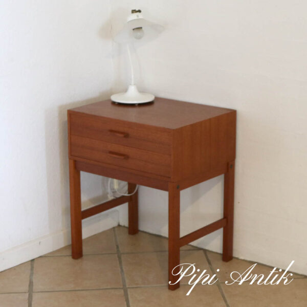291 Teak natbord entrekommode L50xD38xH59 cm