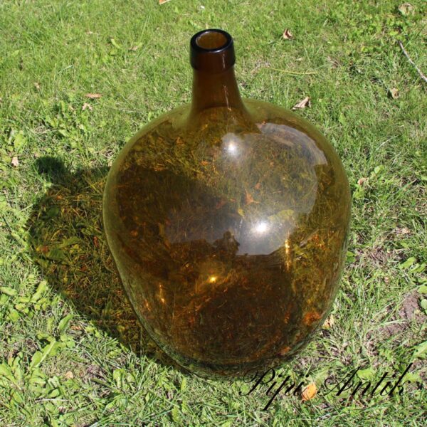 Okkerfarvet vin flaske Ø45xH60cm