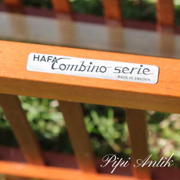Hafa Combino Serie Made in Sweden hatte og knagerække i teak og messing