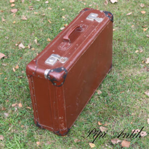 24 Retro brun kuffert L59xD18xH37cm