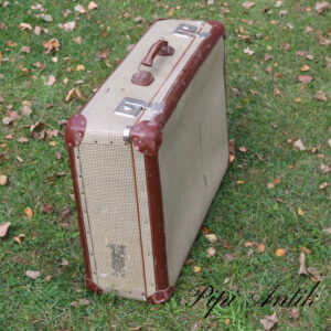 25 2425A Beige meleret stor kuffert L67xD19xH46cm